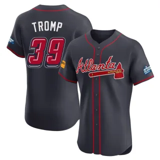 Elite Men's Chadwick Tromp Atlanta Braves 2025 Speedway Classic Alternate Jersey - Navy