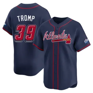 Limited Men's Chadwick Tromp Atlanta Braves 2025 Speedway Classic Alternate Jersey - Navy