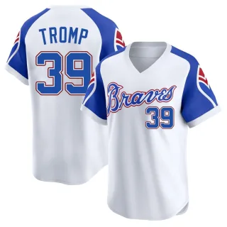 Limited Youth Chadwick Tromp Atlanta Braves Throwback Cooperstown Collection Jersey - White